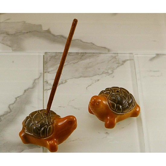 Turtle incense holder